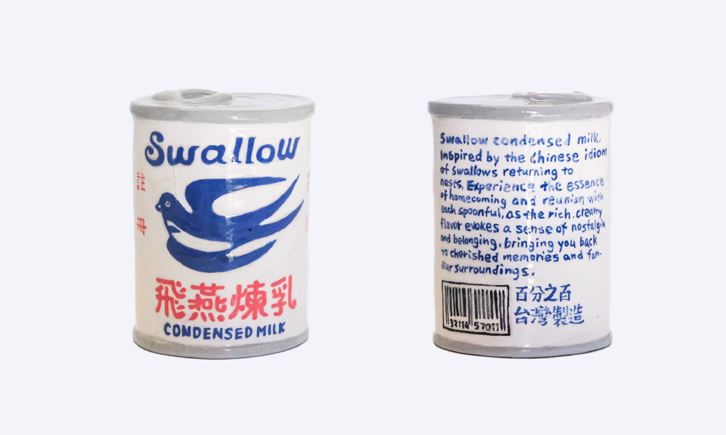Buy-or-Die-Swallow, a creative ceramic works by Mu-Se Kuo